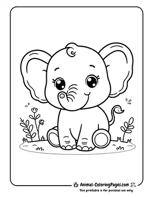 🐘 Elephant Coloring Pages Free Trunks of Fun!